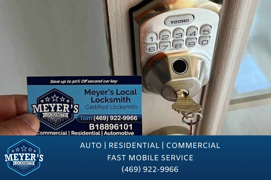Installing a keypad lock in The Colony TX