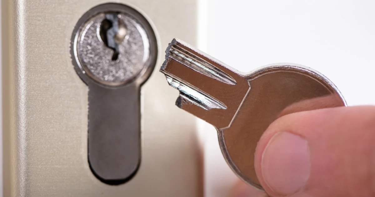 lock and key damage