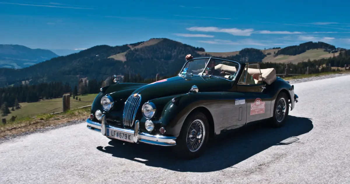 Jaguar XK model car