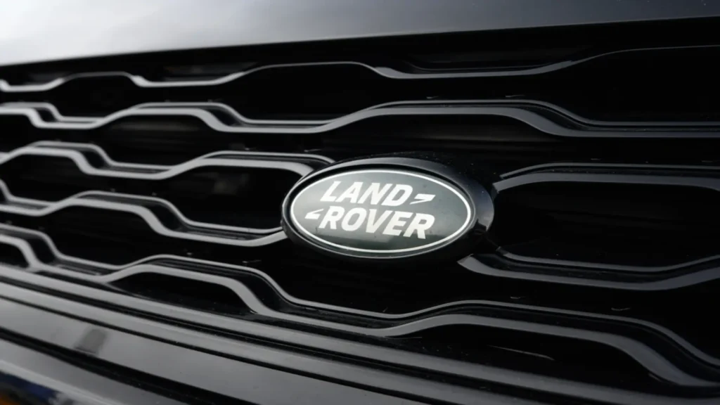 Land Rover Badge on a front grill