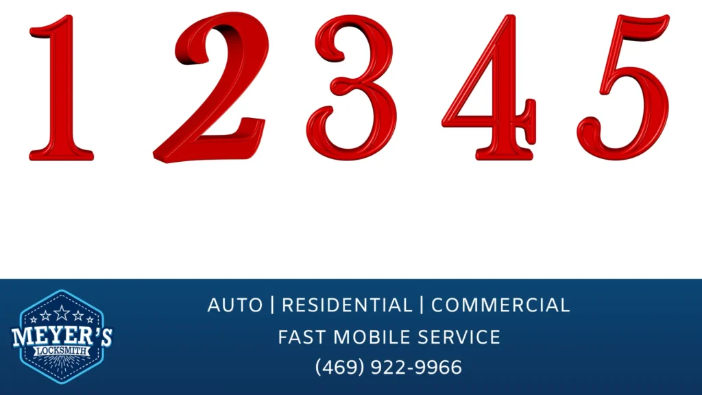 Meyer's Local Locksmith Banner with 5 signs you need a locksmith in Allen, TX