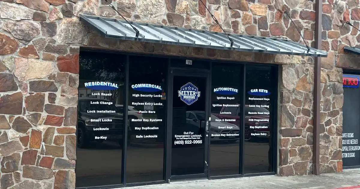 Meyer's Local Locksmith Shop at 990 S State Hwy 5 #106, Fairview, TX 75069