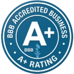 BBB Accredited business A+ Rating Icon